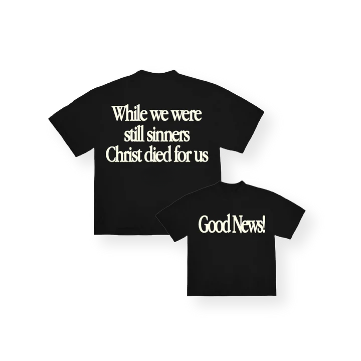 GOOD NEWS! TEE  BLACK